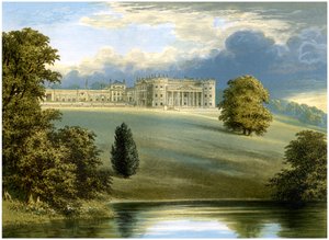Bowood Park, Wiltshire, Heim des Marquess von Lansdowne, ca. 1880