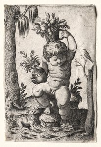 Junge mit Obstkorb, 1500er oder 1600er Jahre