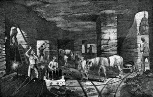 Bradley-Kohlenmine, in der Nähe von Bilston, 1886