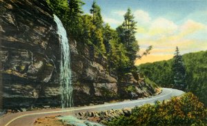 Bridal Veil Falls, West-North Carolina, 1942 von Unbekannt