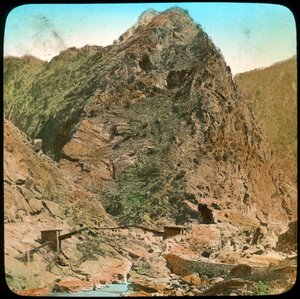 Brücke über den Sutleij-Fluss, Wanga, Indien, spätes 19. oder frühes 20. Jahrhundert von Unbekannt