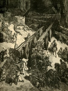 Zedern aus dem Libanon bringen, 1890 von Unbekannt