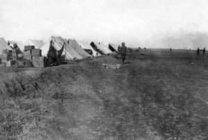 Britisches 15 RWR-Lager, in der Nähe von Bagdad, 1918 von Unbekannt