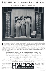 British Art in Industry Exhibition - Burlington House, Januar 1935