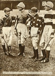 Britische Jockeys, 1934