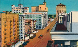 Broadway. San Diego, Kalifornien von Unbekannt