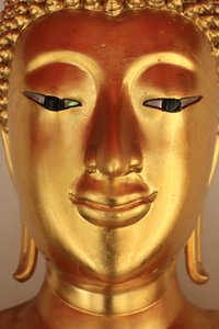 Bronzener Buddha, Wat Pho, Bangkok, Thailand von Unbekannt