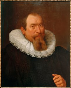 Brustbildnis eines Herrn mit langem Kinnbart, nach rechts