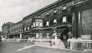 Buckingham Palace...zeigt den Raum, in dem der König starb, 1910