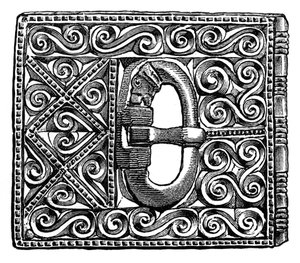 Schnalle aus Smithfield, London, 1893