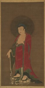 Buddha Amitabha steigt aus seinem Reinen Land herab