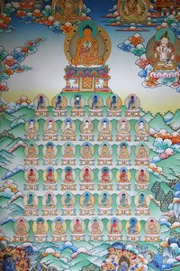 Buddhas Königreich. Kopan-Kloster, Kathmandu, Nepal