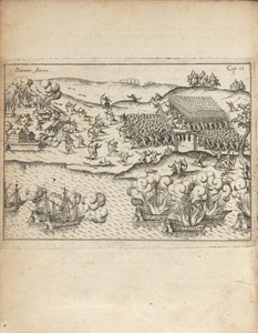 Buenos Aires aus Vera historia... von Ulrich Schmidel, 1599 von Unbekannt