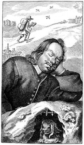 Bunyans Traum, 1680, 1893 von Unbekannt
