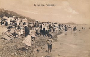 Am Meer, Folkestone von Unbekannt