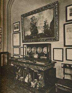 Kabinett der Nelson-Relikte im Lloyds Committee Room