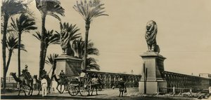 Kairo - Kasr-El-Nil-Brücke, ca. 1930-1939