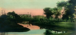 Kairo: Einheimisches Dorf in der Nähe von Gizeh, ca. 1918-1939 von Unbekannt
