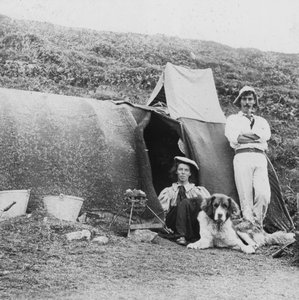 Camping, frühes 20. Jahrhundert von Unbekannt