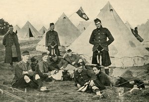 Kanadische Soldaten, Erster Weltkrieg, 1914, ca. 1920 von Unbekannt