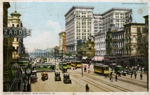 Canal Street, New Orleans, USA, ca. 1912 von Unbekannt