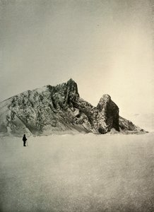 Kap Barne. Die Säule im rechten Vordergrund ist vulkanisch, um 1908, 1909 von Unbekannt