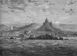 Cape Coast Castle, um 1880