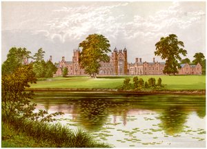 Capesthorne, Cheshire, Heim der Familie Davenport, ca. 1880 von Unbekannt