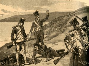 Gefangennahme des französischen Marschalls Joachim Murat, Kalabrien, Italien, 1815 um 1890