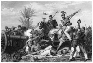 Eroberung einer Kanone in Banda, 1858, um 1860