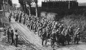 Gefangene französische Soldaten, die Somme, Frankreich, Erster Weltkrieg, 1917 von Unbekannt