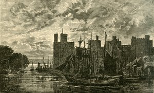 Carnarvon Castle, 1898 von Unbekannt