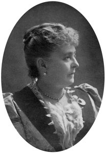 Caroline Lavinia Scott Harrison, Ehefrau von Präsident Benjamin Harrison, spätes 19. Jahrhundert, 1908 von Unbekannt