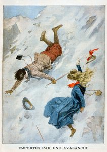 Von einer Lawine mitgerissen, 1901