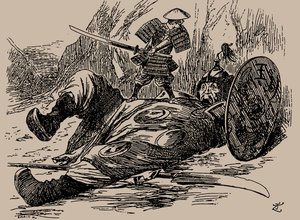 Karikatur zum Ersten Chinesisch-Japanischen Krieg. Punch, 29. September 1894, 1894 von Unbekannt