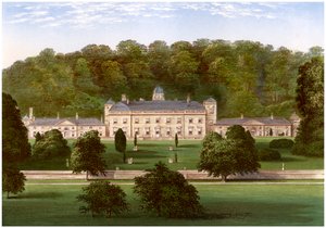 Castle Hill, Devon, Heimat von Earl Fortescue, um 1880