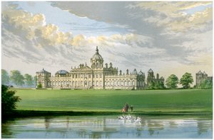 Castle Howard, Yorkshire, Heimat des Earl of Carlisle, um 1880 von Unbekannt