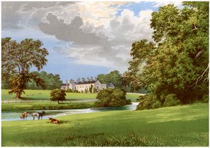 Schloss MacGarrett, County Mayo, Irland, Heimat von Lord Oranmore, ca. 1880 von Unbekannt