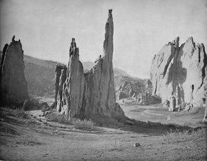 Kathedralenspitzen, Garten der Götter, Colorado, um 1897