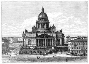 Kathedrale von St. Isaac, St. Petersburg, Russland, 1900