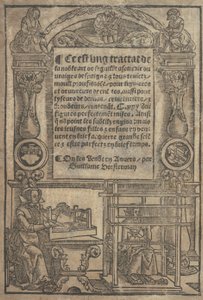 Ce est ung tractat de la noble art de leguille ascavoir ouvraiges de spaigne... titl..., nach 1527 von Unbekannt