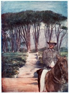 Cecil Rhodes, in England geborener südafrikanischer Unternehmer und Staatsmann, ca. 1900