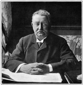Cecil Rhodes, in England geborener südafrikanischer Unternehmer und Staatsmann