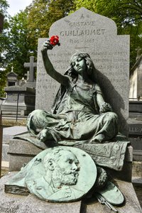 Friedhof von Montmartre / Grab von Gustave Guillaumet / Avenue Rachel / PARIS XVIII / Seine / Île-de-France / Frankreich von Unbekannt