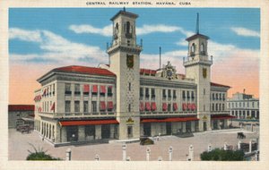 Hauptbahnhof, Havanna, Kuba, ca. 1910
