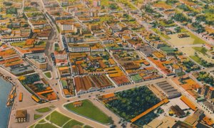 Zentraler Abschnitt von Barranquilla, um 1940er Jahre
