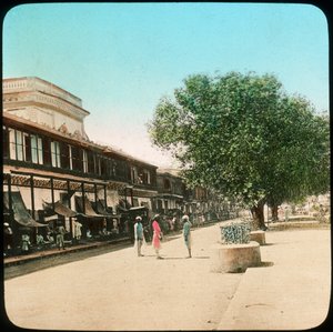 Chandni Chowk, Delhi, Indien, späte 19. oder frühe 20. Jahrhundert von Unbekannt