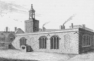 Kapelle Royal von St. Peter ad Vincula, mit Blick auf Tower Green, London von Unbekannt