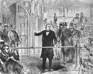 Charles Bradlaugh... Beansprucht das Recht, die Bestätigung der Treue abzulegen... von Unbekannt