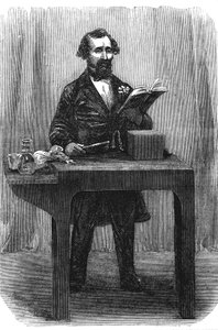 Charles Dickens, 1812-70, englischer Romanautor und Journalist, Juli 1858